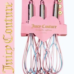Juicy Couture Home 3-PC Heart-Shaped‎ Beater Whisk Set